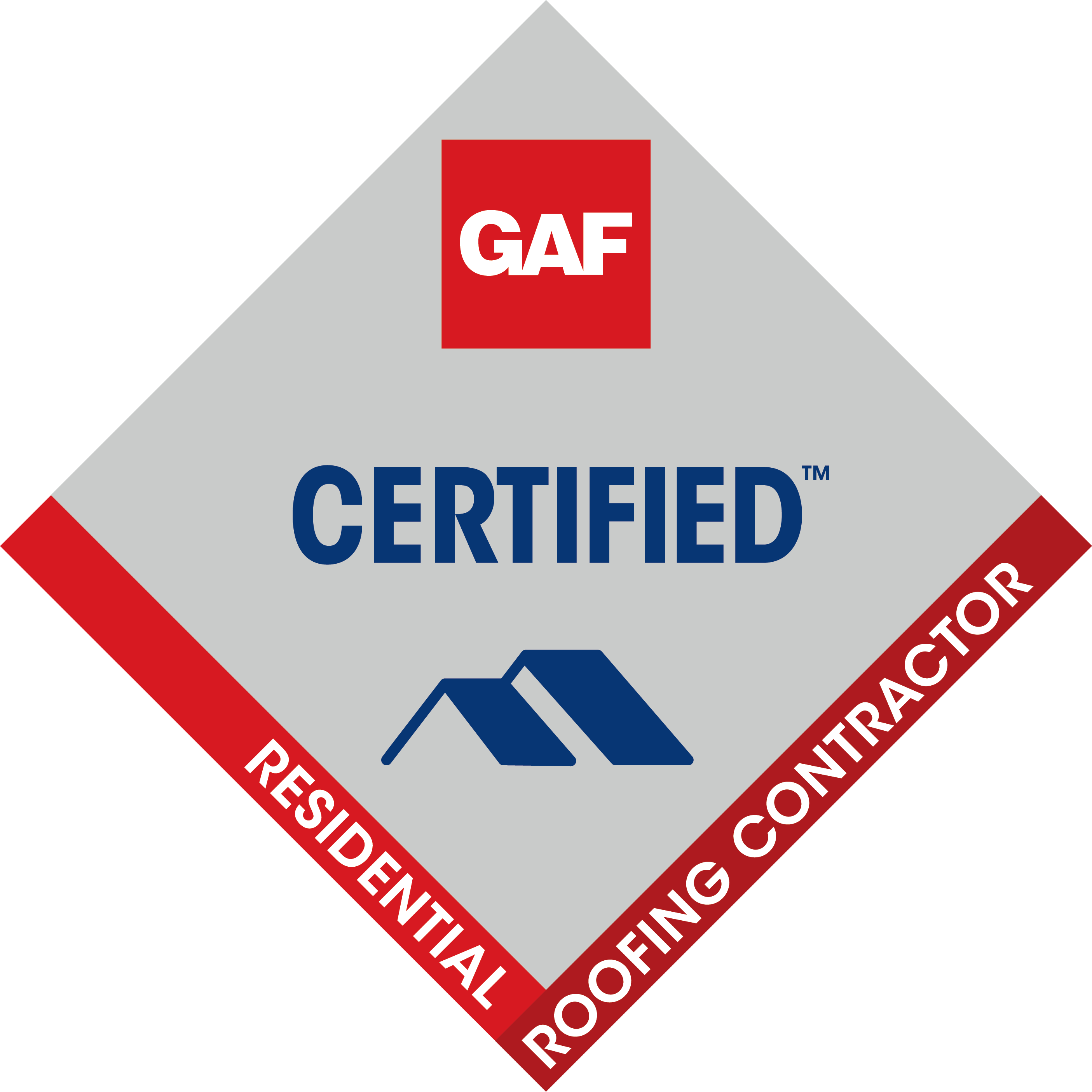 GAF Certified Roofer badge