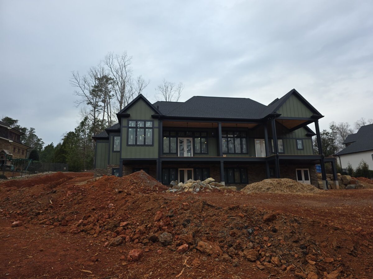 Large craftsman home with new siding and roof